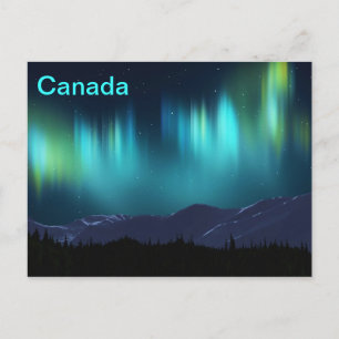 Aurora Borealis Postkarte