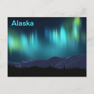 Aurora Borealis Postkarte
