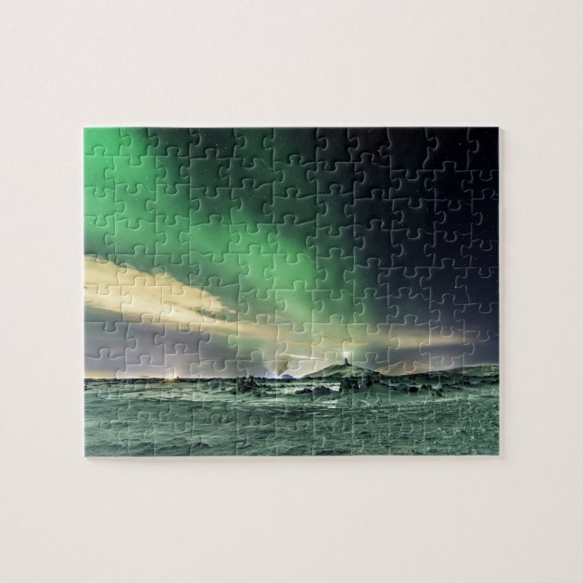 Aurora borealis puzzle (Horizontal)