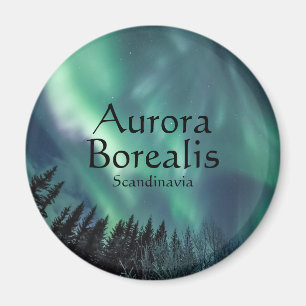 Aurora Borealis Skandinavien Magnet