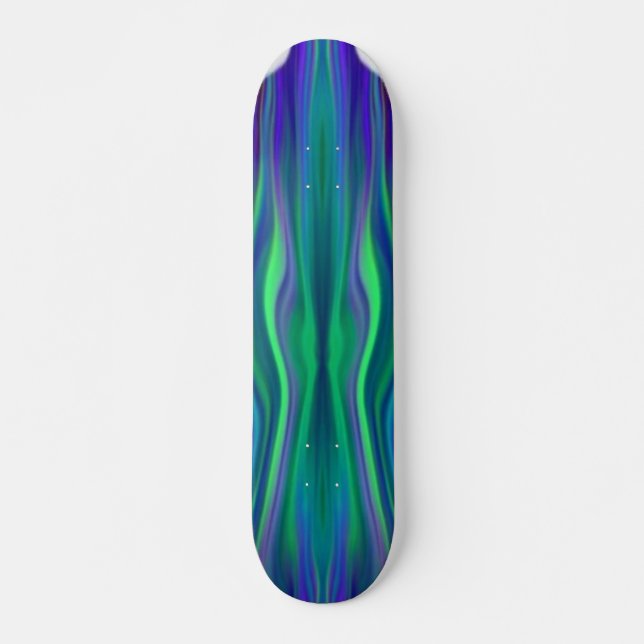 Aurora Borealis Skateboard (Vorne)