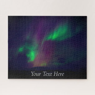 Aurora Borealis Starry Night Stars Sky Winter Puzzle
