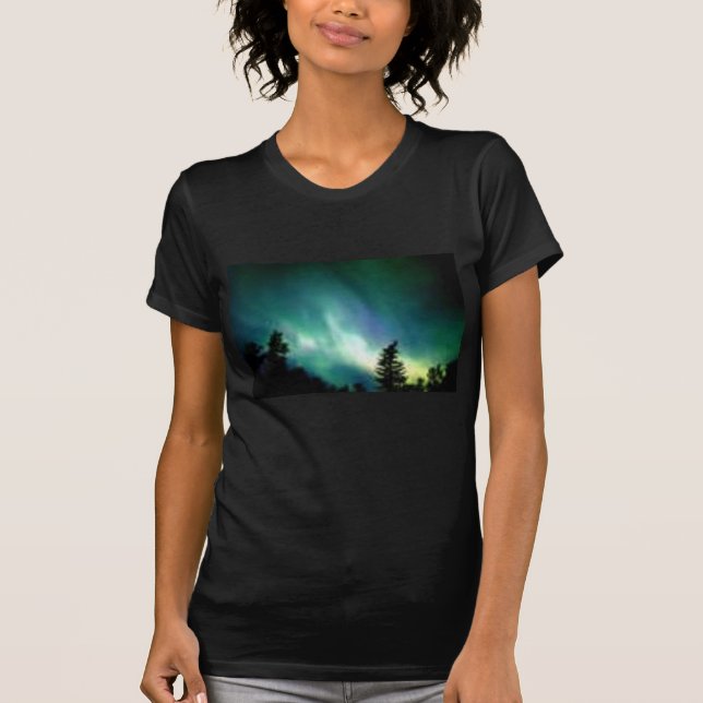 Aurora borealis T-Shirt (Vorderseite)