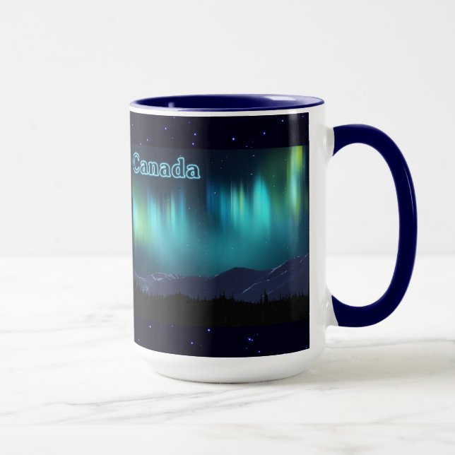 Aurora Borealis Tasse (Rechts)