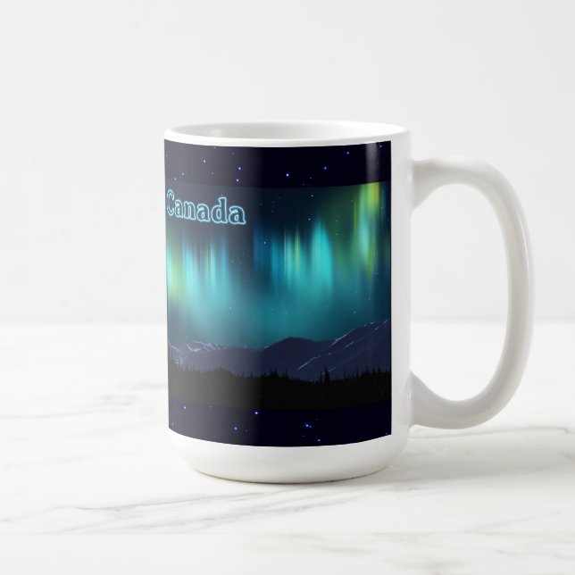 Aurora Borealis Tasse (Rechts)