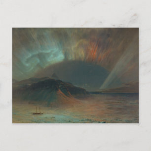Aurora Borealis von Frederic Edwin Church 1865 Postkarte