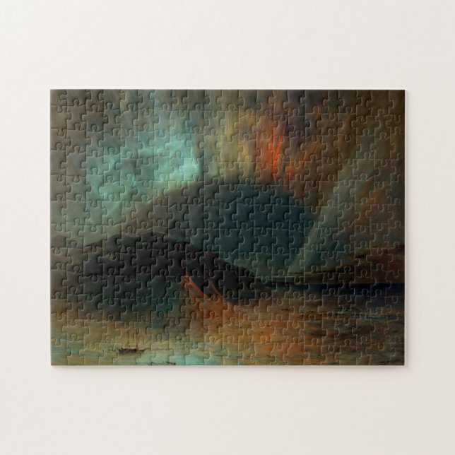 Aurora Borealis von Frederic Edwin Church Puzzle (Horizontal)