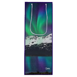 Aurora Borealis - Weinbeutel Geschenktüte Für Weinflaschen