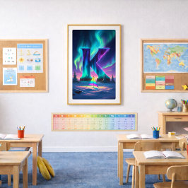 Aurora Brief K Poster | Nordlicht Kunst