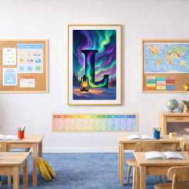 Aurora Brief L Poster | Nordlichter Kunst