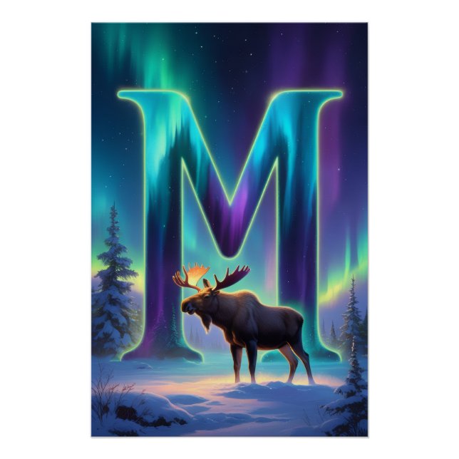 Aurora Brief M Poster | Kunst der Nordlichter (Vorderseite)