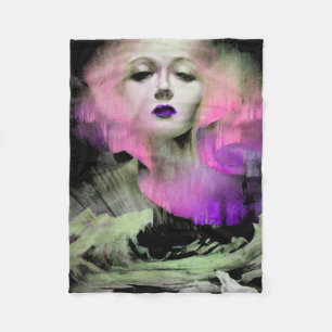 Aurora by Clive Henry roink lila Nacht Fleecedecke
