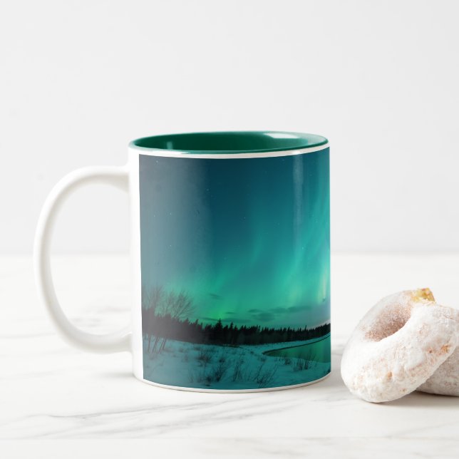 Aurora-c Zweifarbige Tasse (Mit Donut)