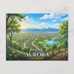 Aurora Colorado Reise Postkarte