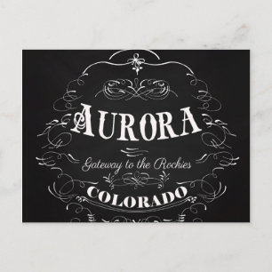 Aurora, Colorado - Tor zum Rocky-Gebirge Postkarte