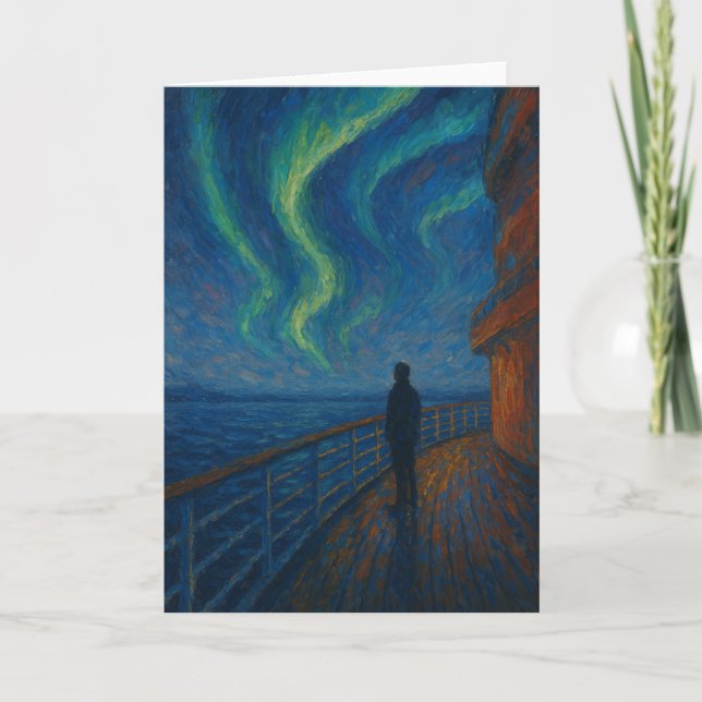 Aurora Cruise Christmas Karte (Vorderseite)