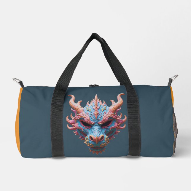 Aurora-Drachenmaske Duffle Bag (Vorderseite)
