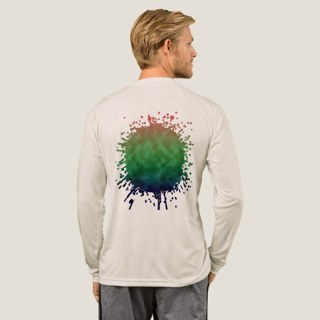 Aurora-Felder Tri-Blend Shirt (Voller Rücken)