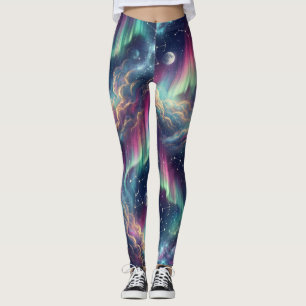Aurora-Galaxie-Himmelslandschaft Leggings