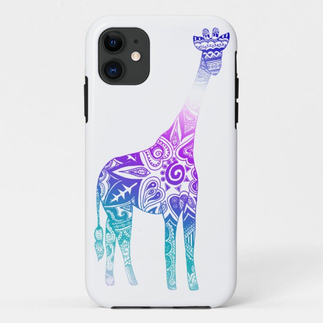 Aurora-Giraffen-Fall Case-Mate iPhone Hülle (Rückseite)