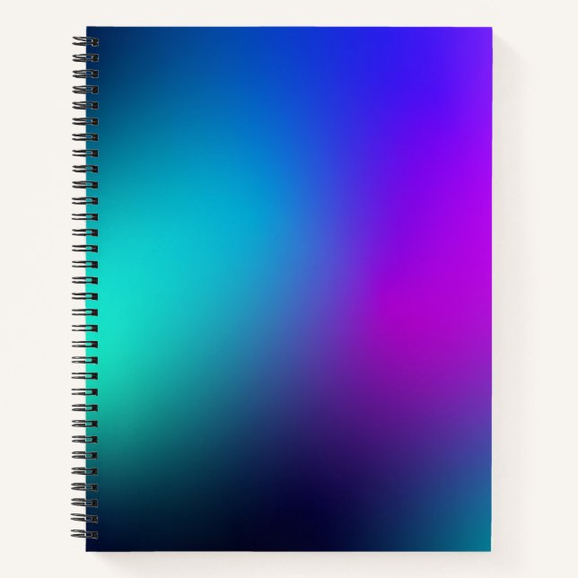 Aurora Gradient Bullet Journal / Linken Notebook Notizbuch (Vorderseite)