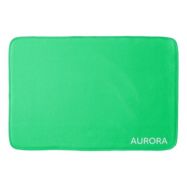 Aurora green color name badematte (Vorderseite)
