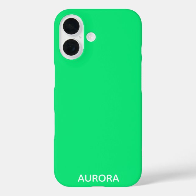 Aurora green color name Case-Mate iPhone hülle (Rückseite)