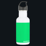 Aurora green color name edelstahlflasche<br><div class="desc">Aurora green color name</div>