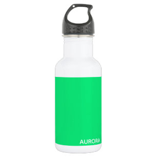 Aurora green color name edelstahlflasche