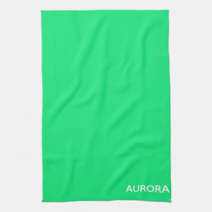 Aurora green color name geschirrtuch