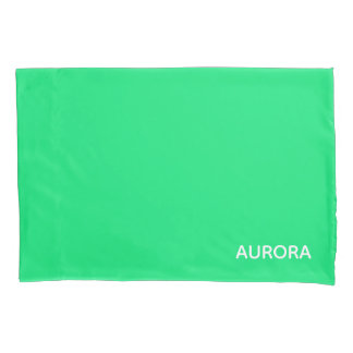 Aurora green color name kissenbezug