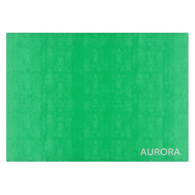 Aurora green color name schneidebrett (Vorderseite)