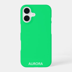Aurora-Grün-Farbname iPhone 16 Hülle