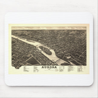 Aurora, Illinois im Jahre 1882 Mousepad