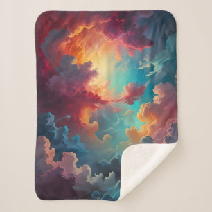 Aurora in den Wolken Sherpadecke