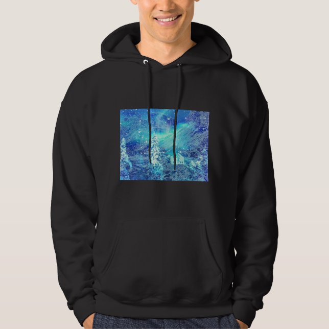 Aurora in Valleys Hoodie (Vorderseite)
