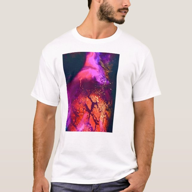 Aurora-Inspired Luxury Art T-Shirt (Vorderseite)