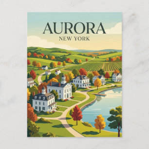 Aurora, New York, USA Postkarte