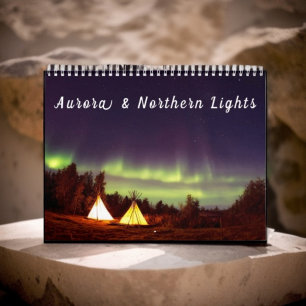 Aurora & Northern Lights Skandinavische Polarlicht Kalender