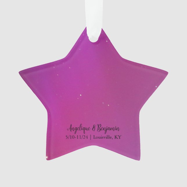 Aurora Northern Southern Lights Ornament (Vorderseite)
