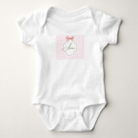 Aurora Personalisiert Pink Bow & Gingham Print