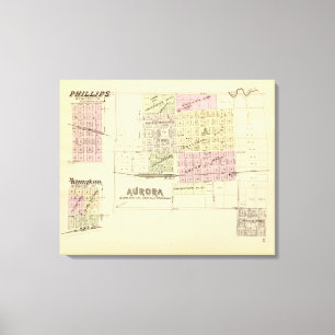 Aurora, Phillips, Hampton, Nebraska Leinwanddruck