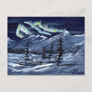 Aurora-Postkarte der Natur Postkarte