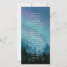 Aurora-Programmkarte Save The Date