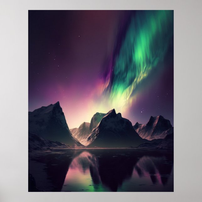Aurora Sky Lights Poster (Vorne)