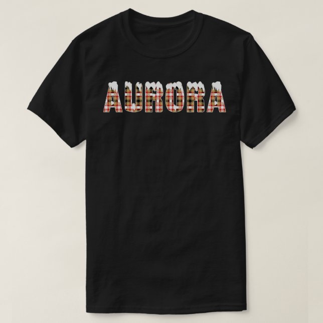 Aurora Snow T-Shirt (Design vorne)