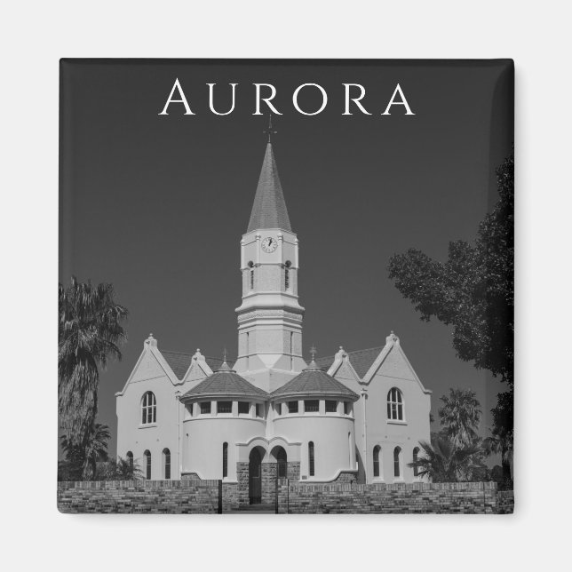 Aurora South Africa SA Architecture Nature Magnet (Vorne)
