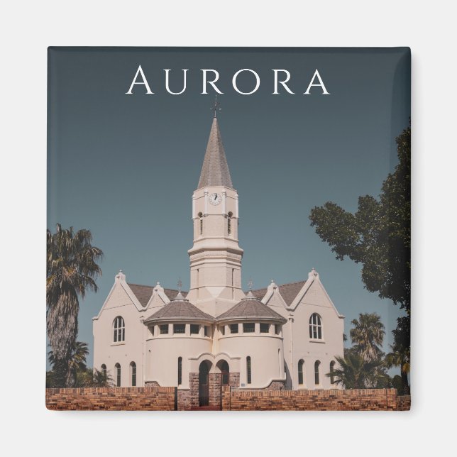 Aurora South Africa SA Architecture Nature Magnet (Vorne)