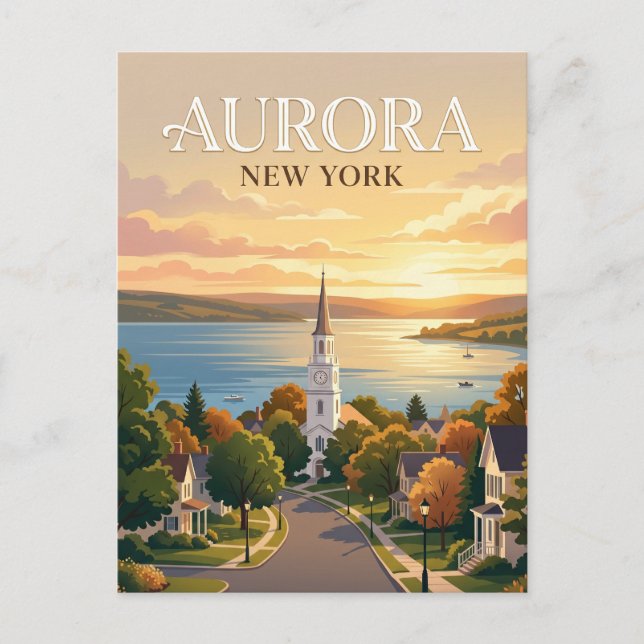 Aurora USA Postkarte (Vorderseite)