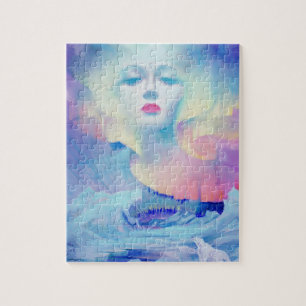 Aurora von Clive Henry Blau Puzzle